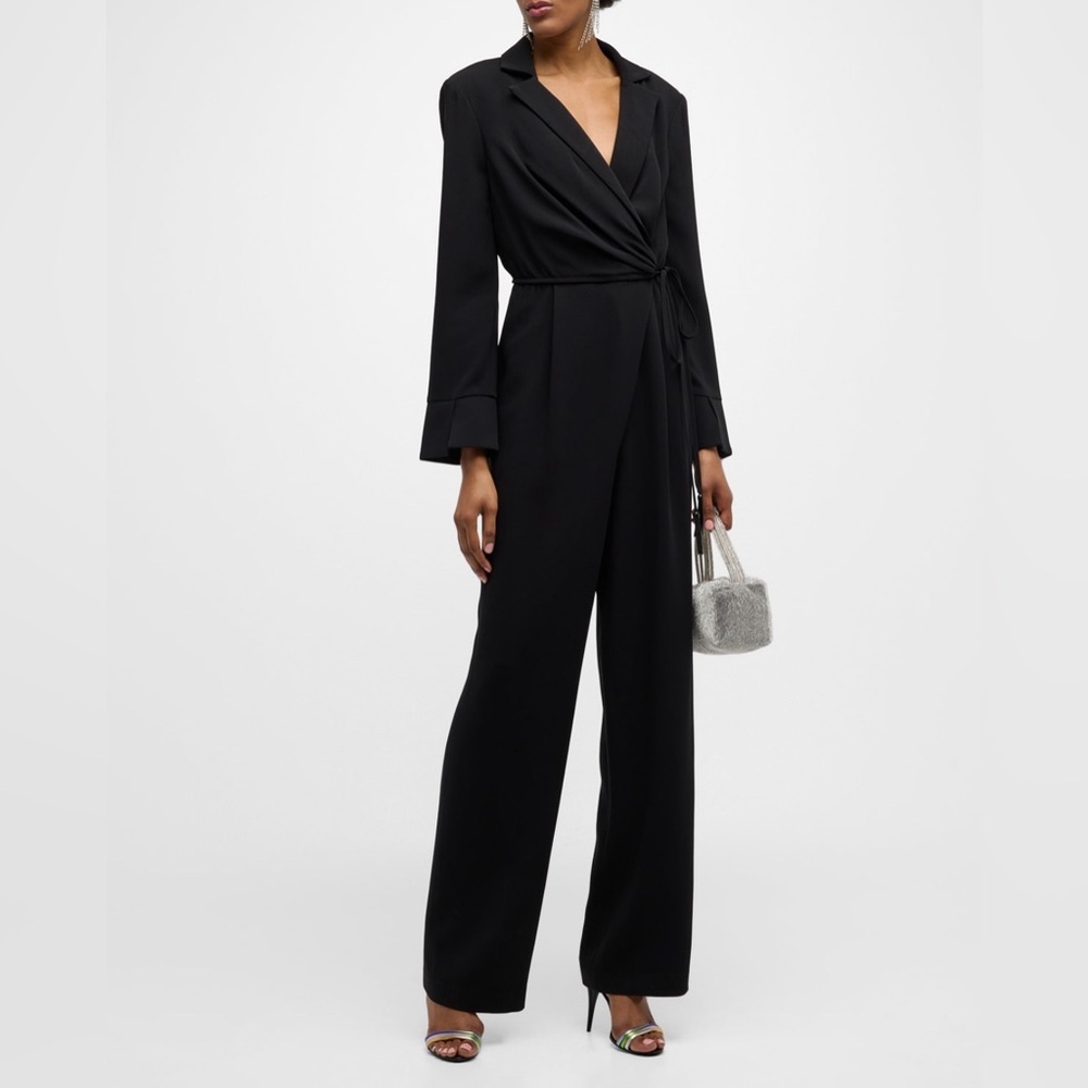 Cinq à Sept Black Jumpsuit